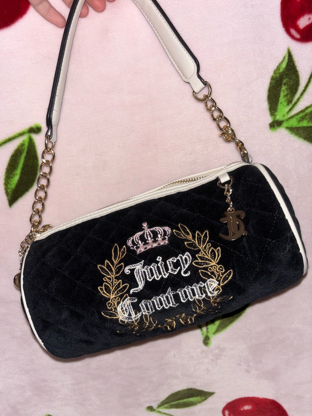 juicy couture barrel bag purse
